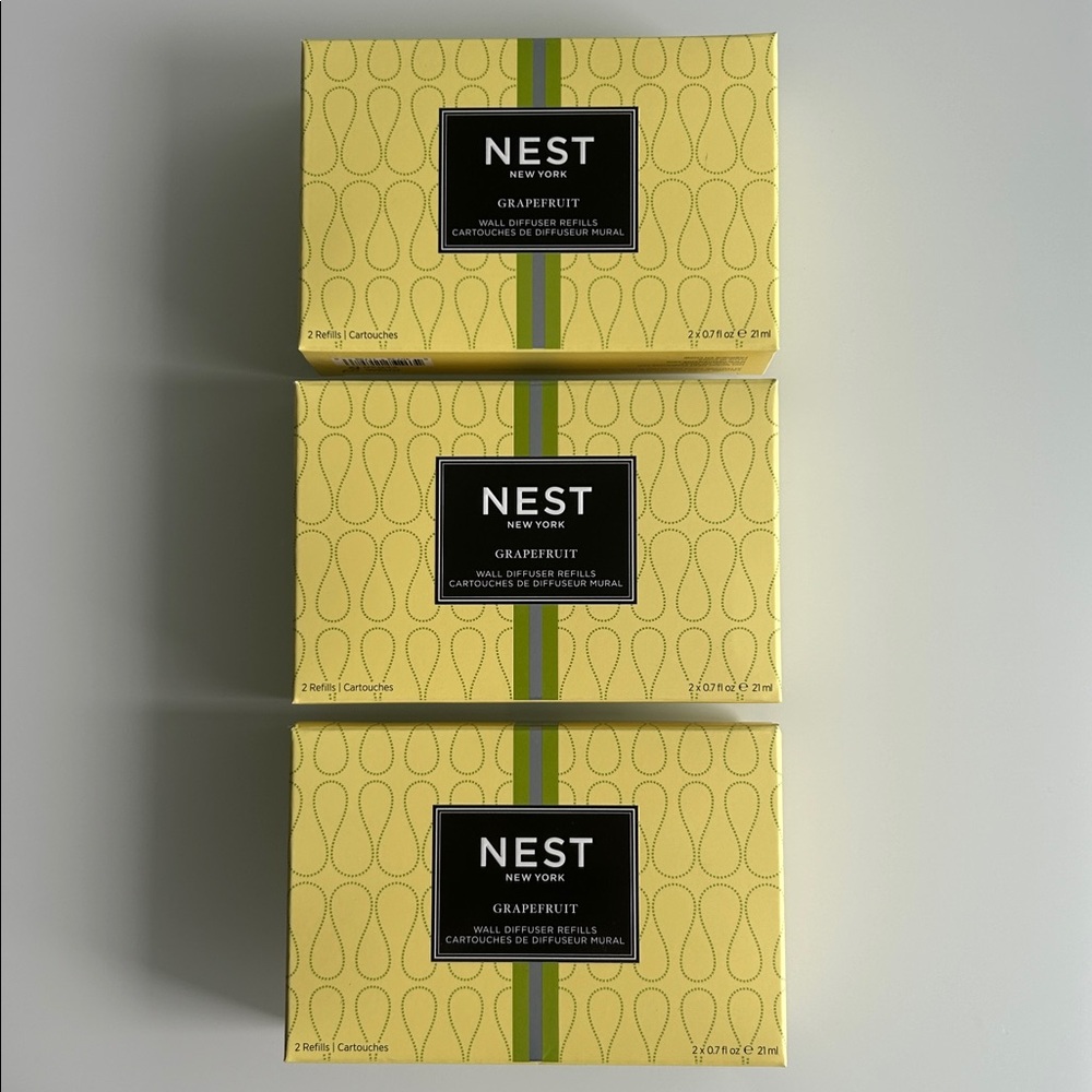 3 x NEST Fragrances Wall Diffuser Refills BNIB